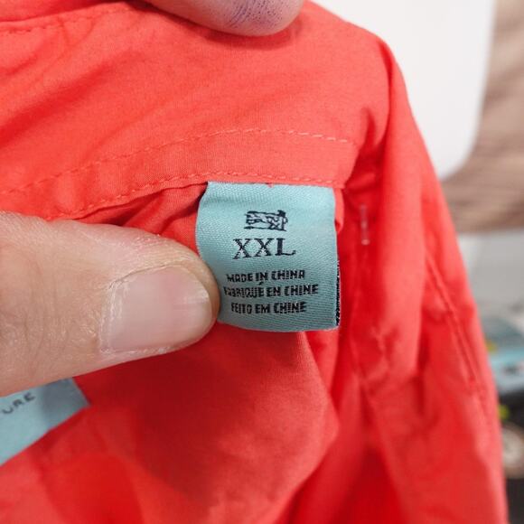 Scotch & Soda Shirt Mens 2XL Red Long Sleeve Button Up Stretch Casual Solid - Picture 7 of 9